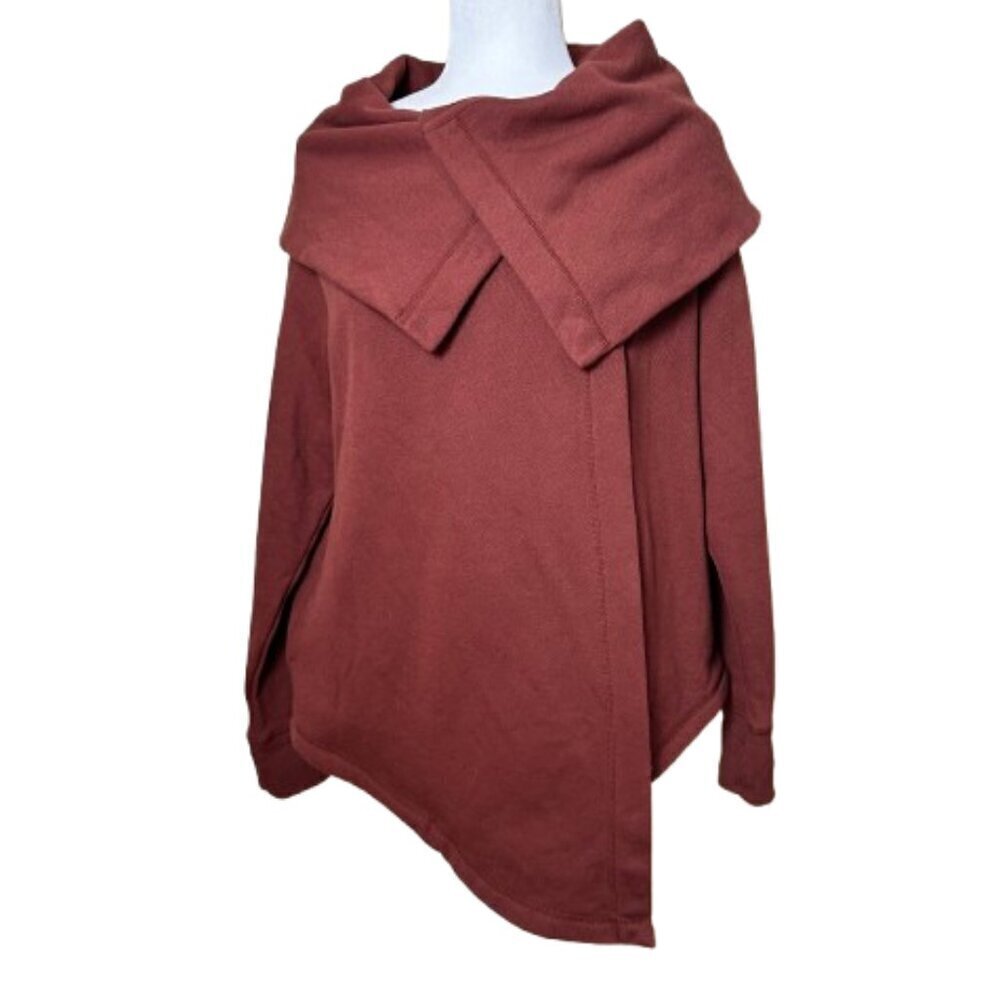 Nordstrom ZELLA New NWT Drape Neck Sweatshirt Topper Jacket Size Large